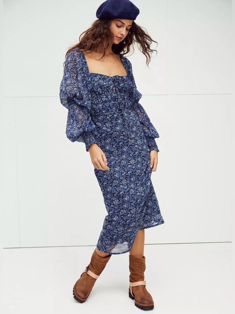 Free People Aglow Midi Dress Size Small‎